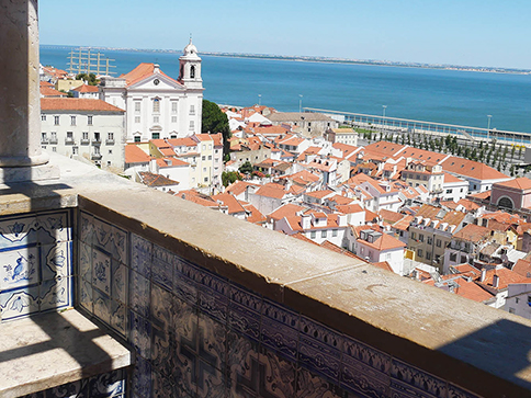 vista sobre a cidade de Lisboa